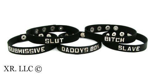 Leather ID Collars- Slut