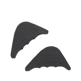 Toe Anti-slip Bottom Stick High Heels Thick Soft (Option: Black)