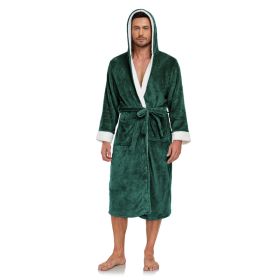 RONGTAI Ladies Long Fleece Bathrobe (Option: XXL)