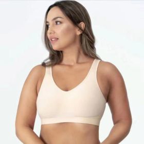 Plus-size S-3XL Premium ShaperBra Women Shaper Bra Sexy Bright Lingerie Female Underwear (Option: 3XL-Beige)